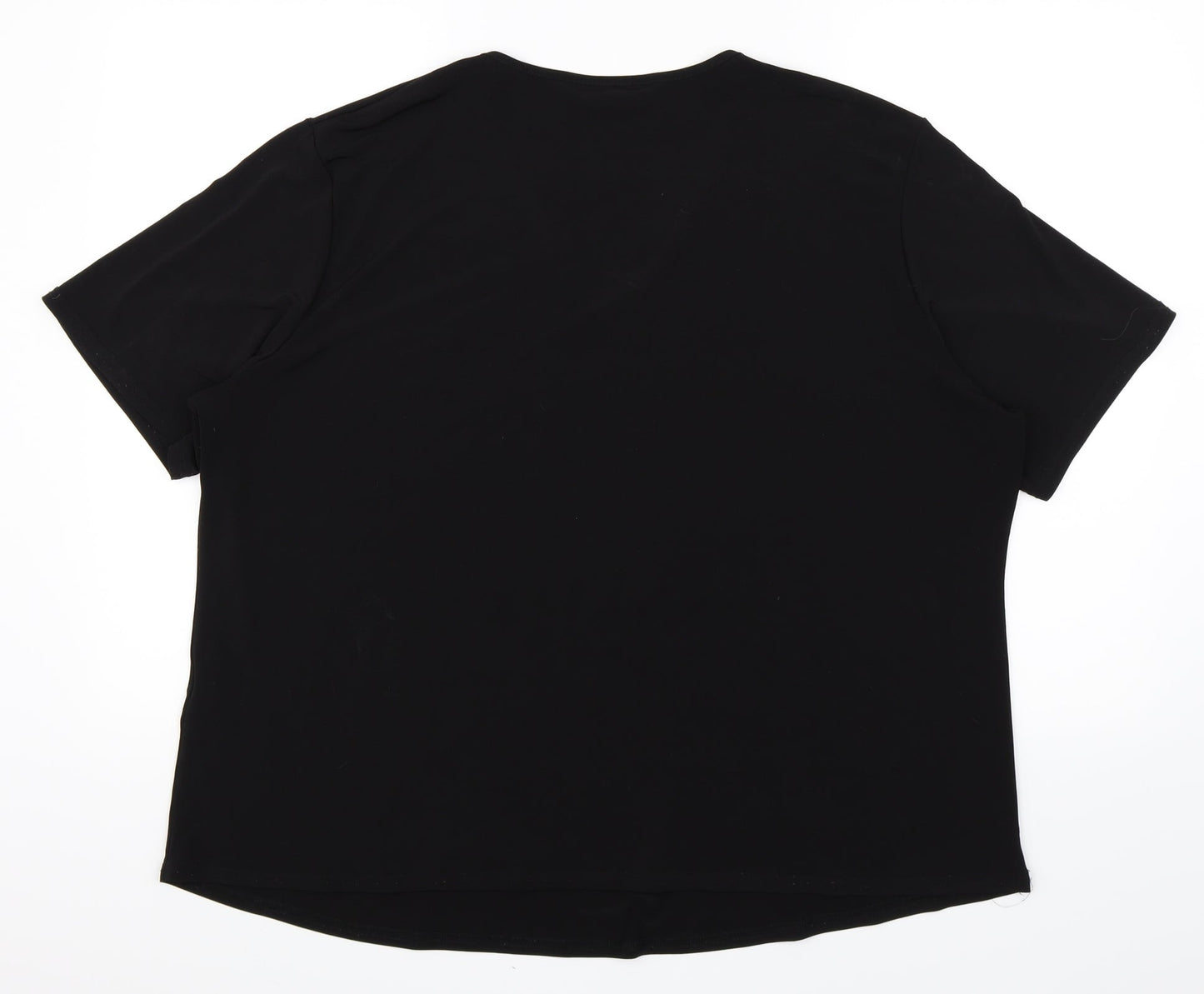 BM Womens Black   Basic Blouse Size XL