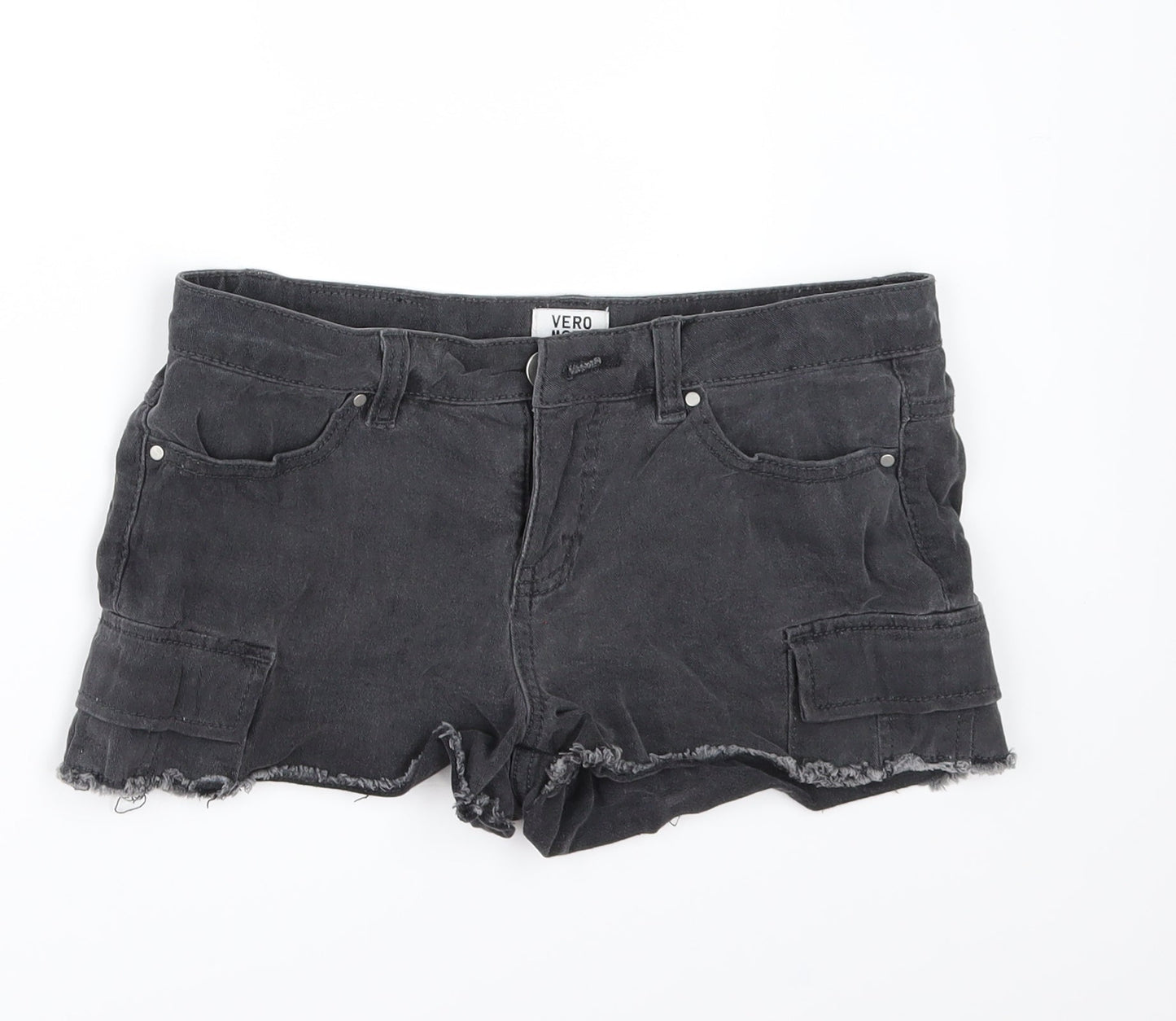 Vera Moda Womens Beige  Denim Hot Pants Shorts Size 30