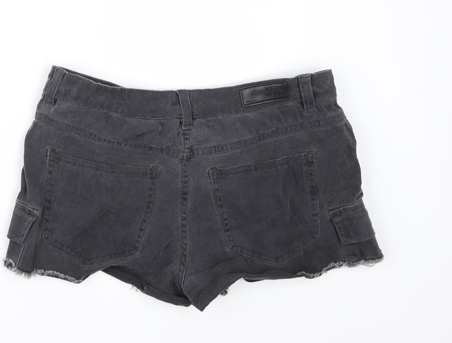 Vera Moda Womens Beige  Denim Hot Pants Shorts Size 30