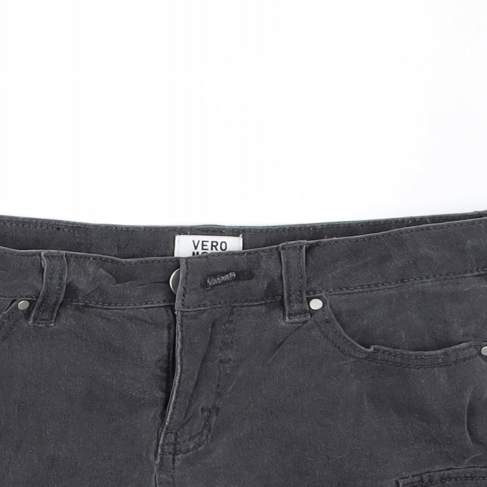Vera Moda Womens Beige  Denim Hot Pants Shorts Size 30