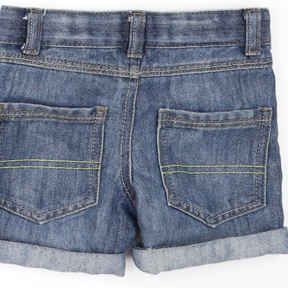 Denim & Co. Girls Blue  Denim Cropped Jeans Size 18-24 Months