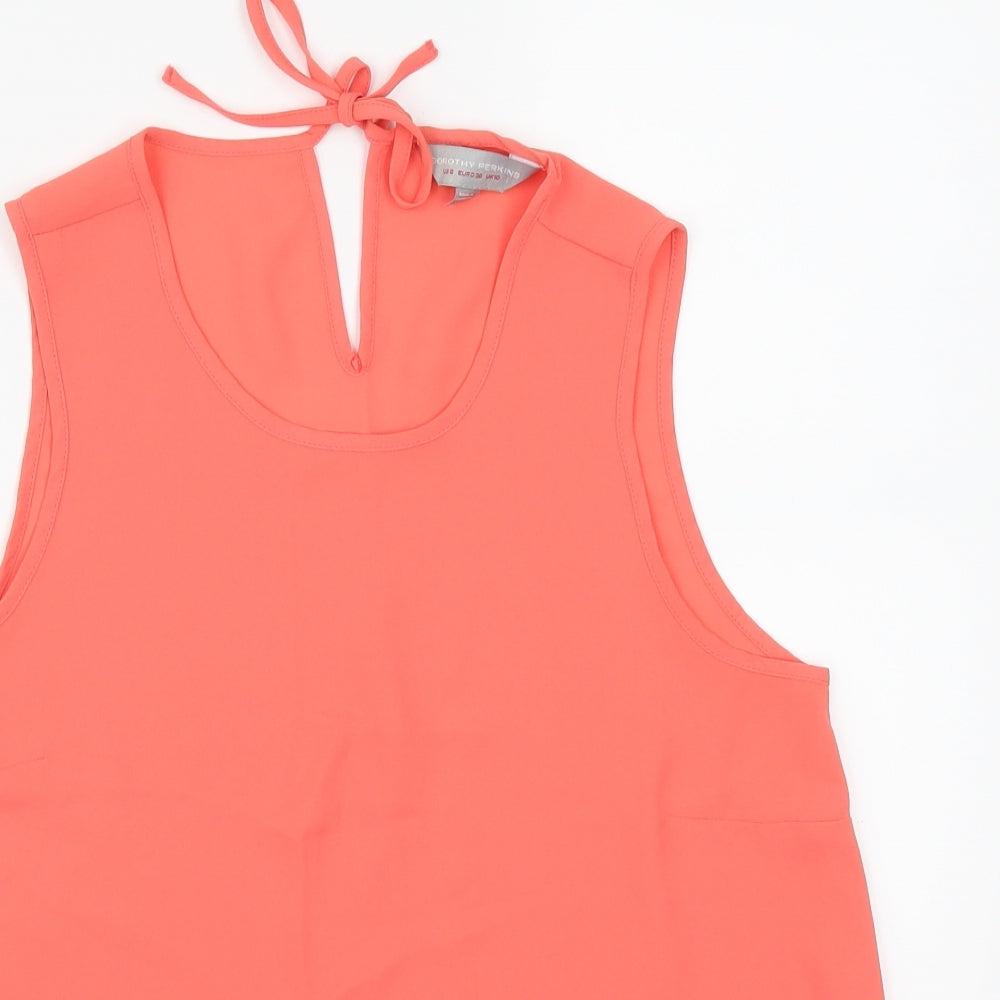 Dorothy Perkins Womens Pink   Basic Tank Size 10