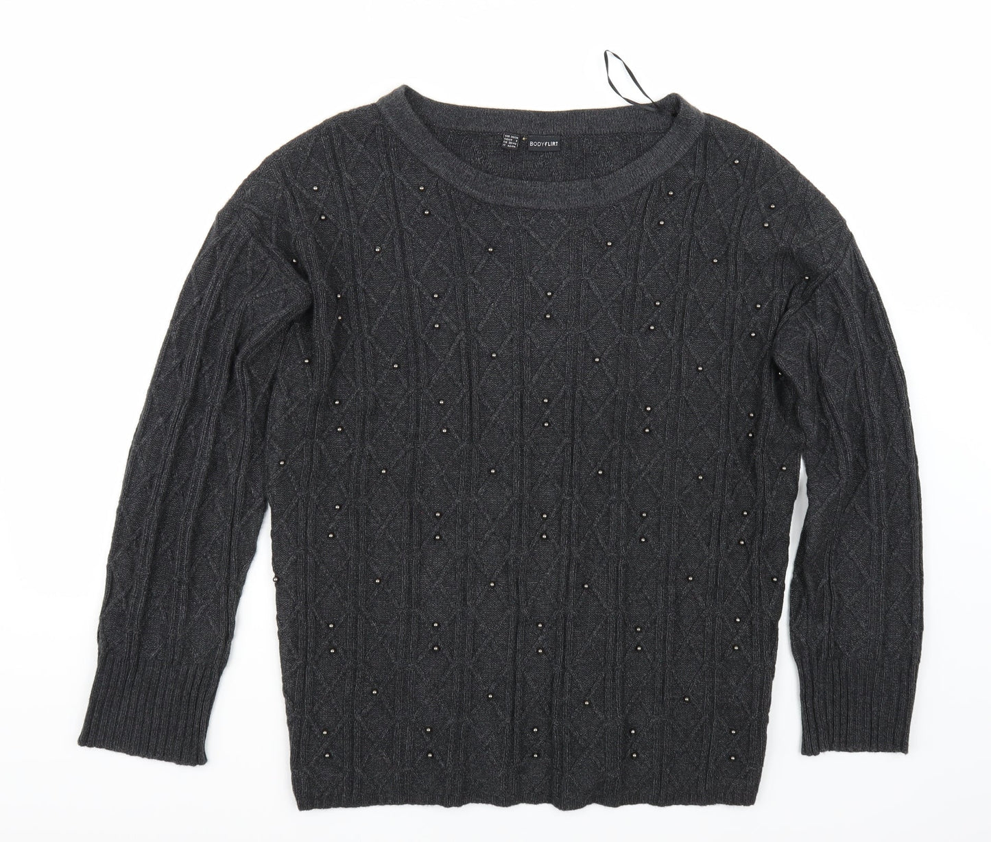 Bodyflirt Womens Grey   Pullover Jumper Size S