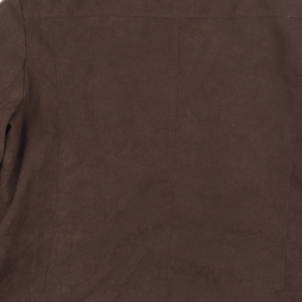 Klass Womens Brown   Jacket Coat Size 18