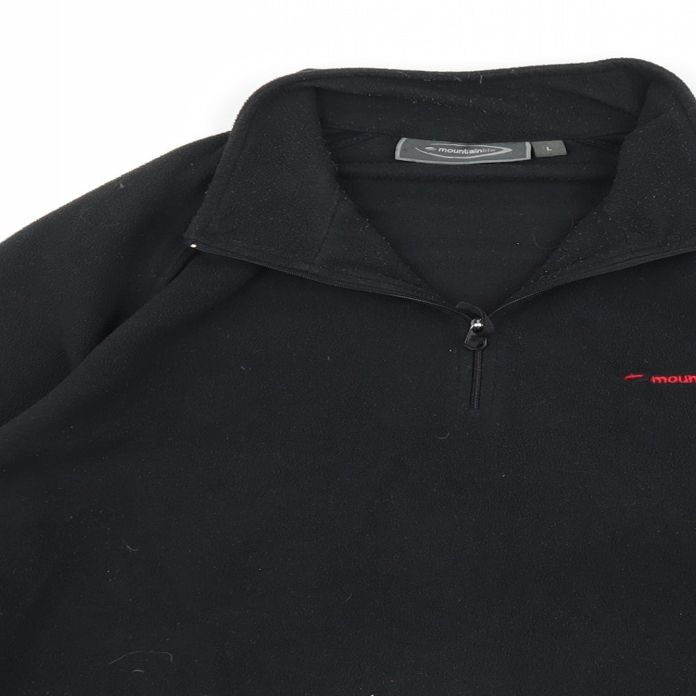 Mountainlife Mens Black   Pullover Jumper Size L