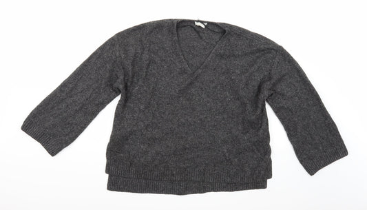 H&M Womens Grey   Pullover Jumper Size L