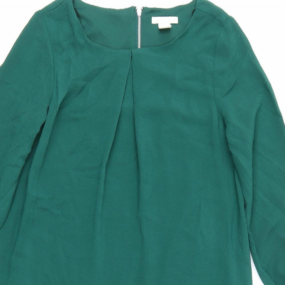 H&M Womens Green   A-Line  Size M
