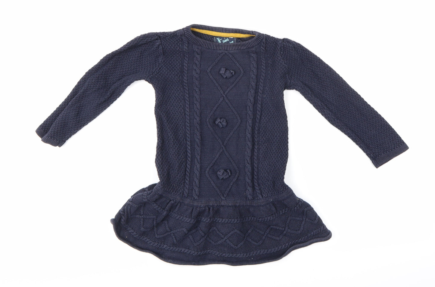 TU Girls Blue   Jumper Dress  Size 2-3 Years