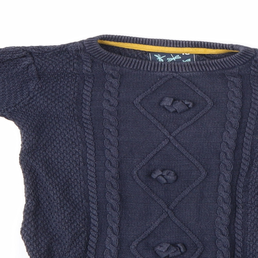 TU Girls Blue   Jumper Dress  Size 2-3 Years