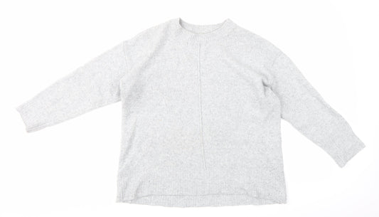 George Womens Grey  Knit Pullover Jumper Size M