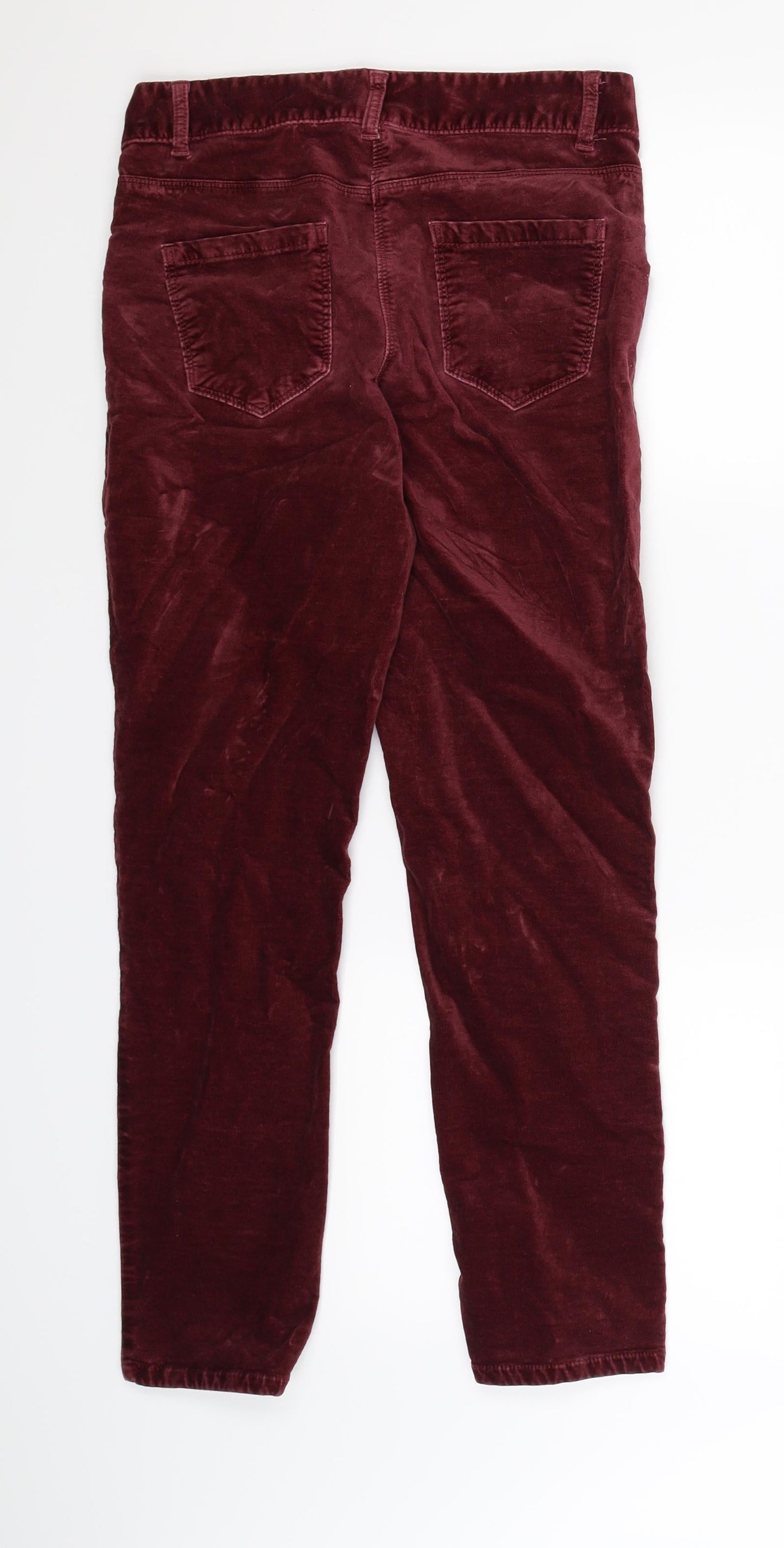 Marks and Spencer Womens Purple   Trousers  Size 8 L25 in