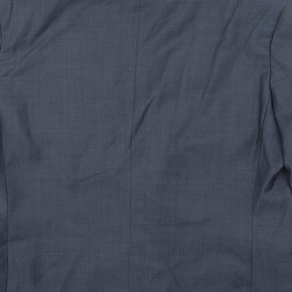 Topman Mens Blue   Jacket Suit Jacket Size 42