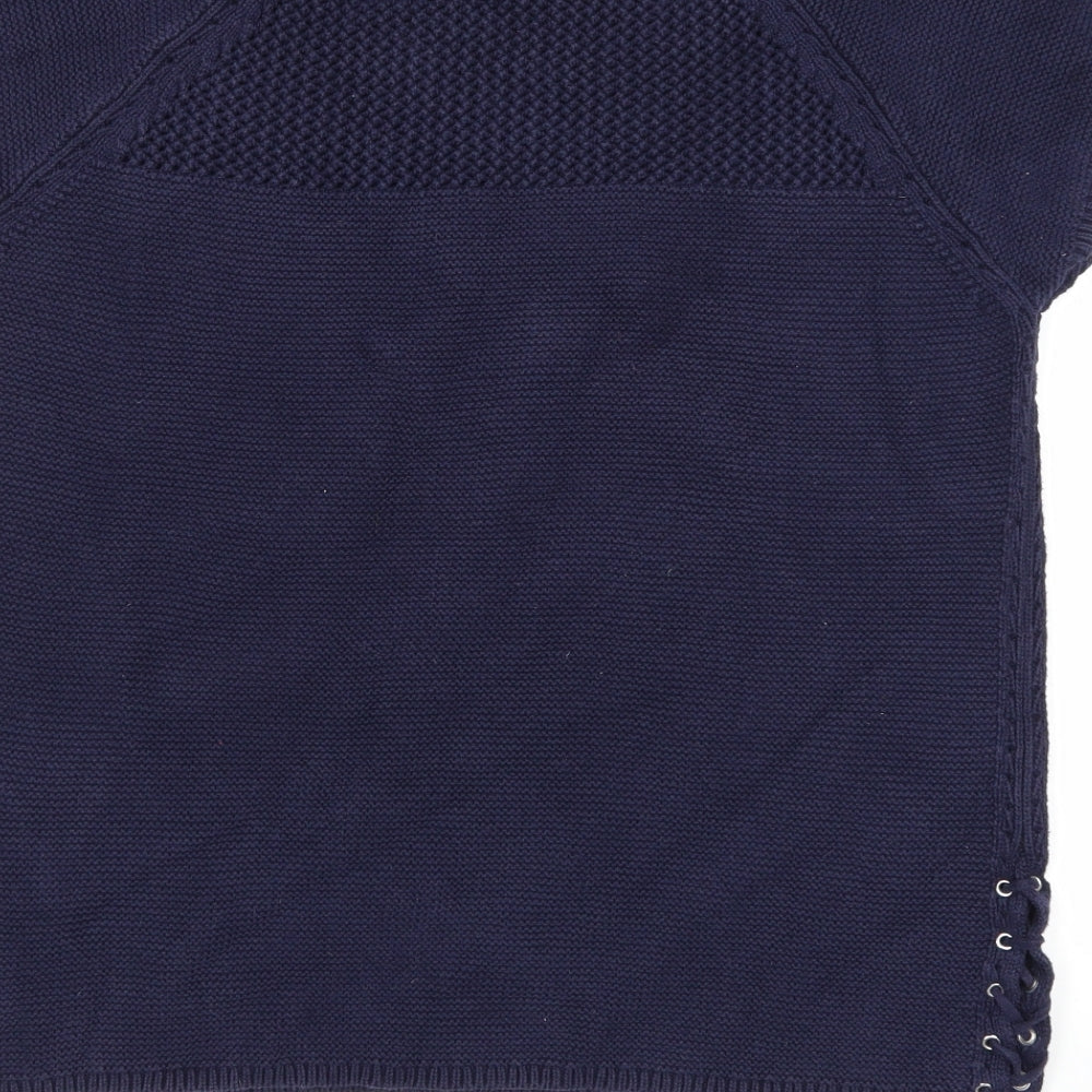 Bonmarché Womens Blue  Knit Pullover Jumper Size M