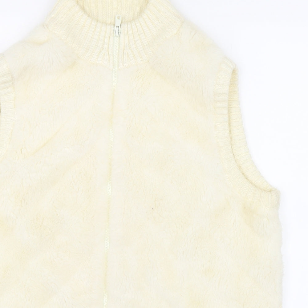 Classics Womens Beige   Jacket Waistcoat Size 16