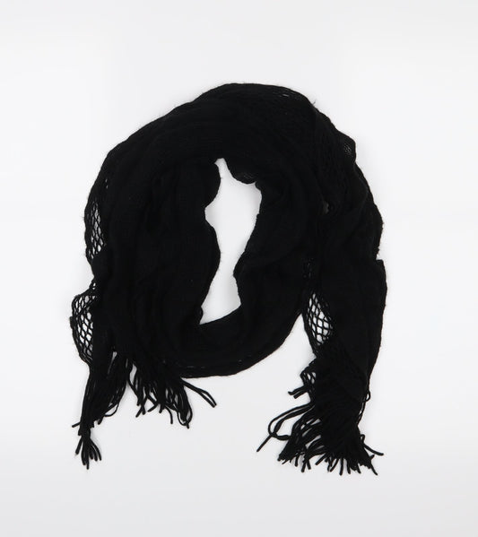 Preworn Womens Black    Scarf