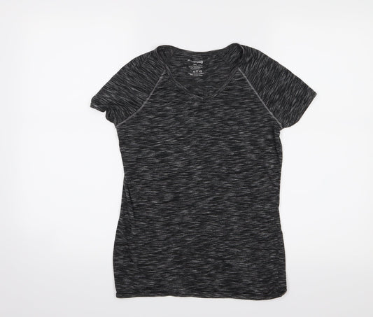 pure + simple Womens Grey   Basic T-Shirt Size S