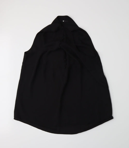 Very Womens Black   Basic Button-Up Size 18