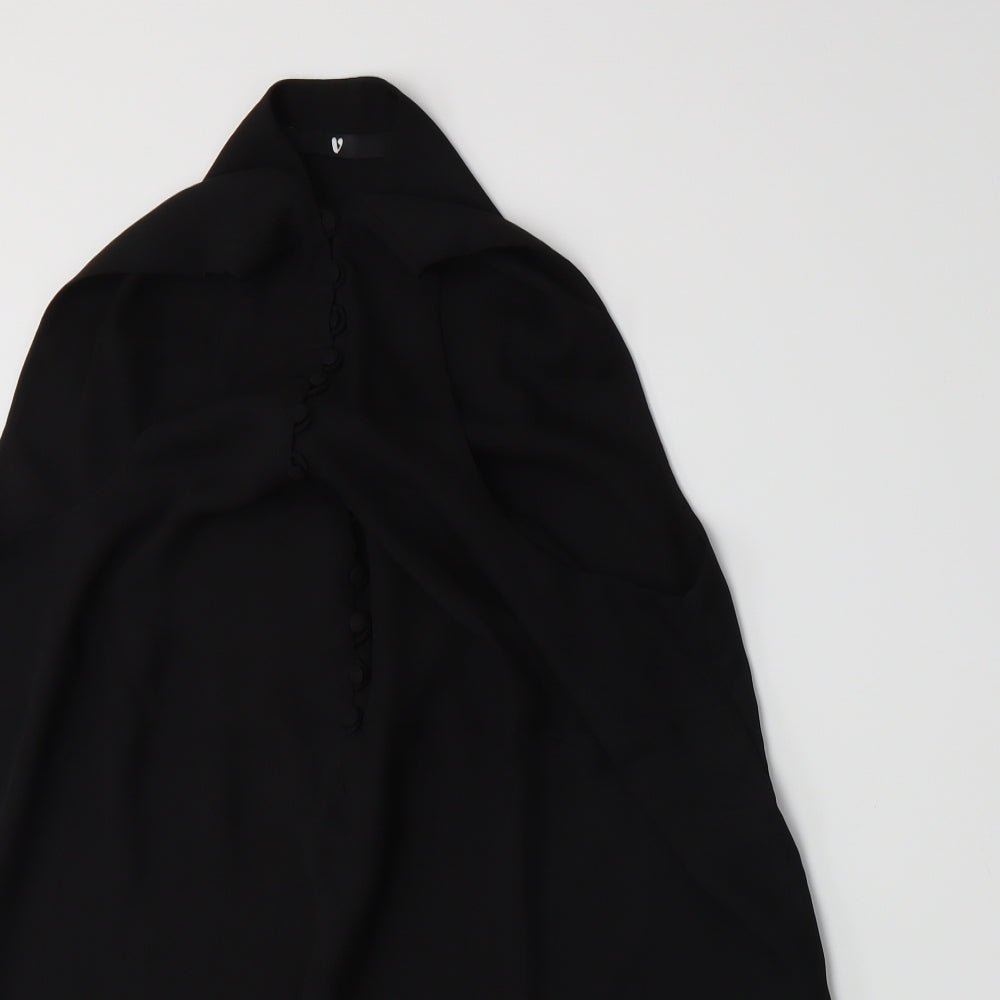 Very Womens Black   Basic Button-Up Size 18