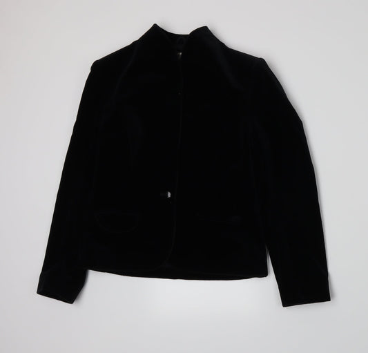 B Aetman & Co Womens Black   Jacket Blazer Size 8