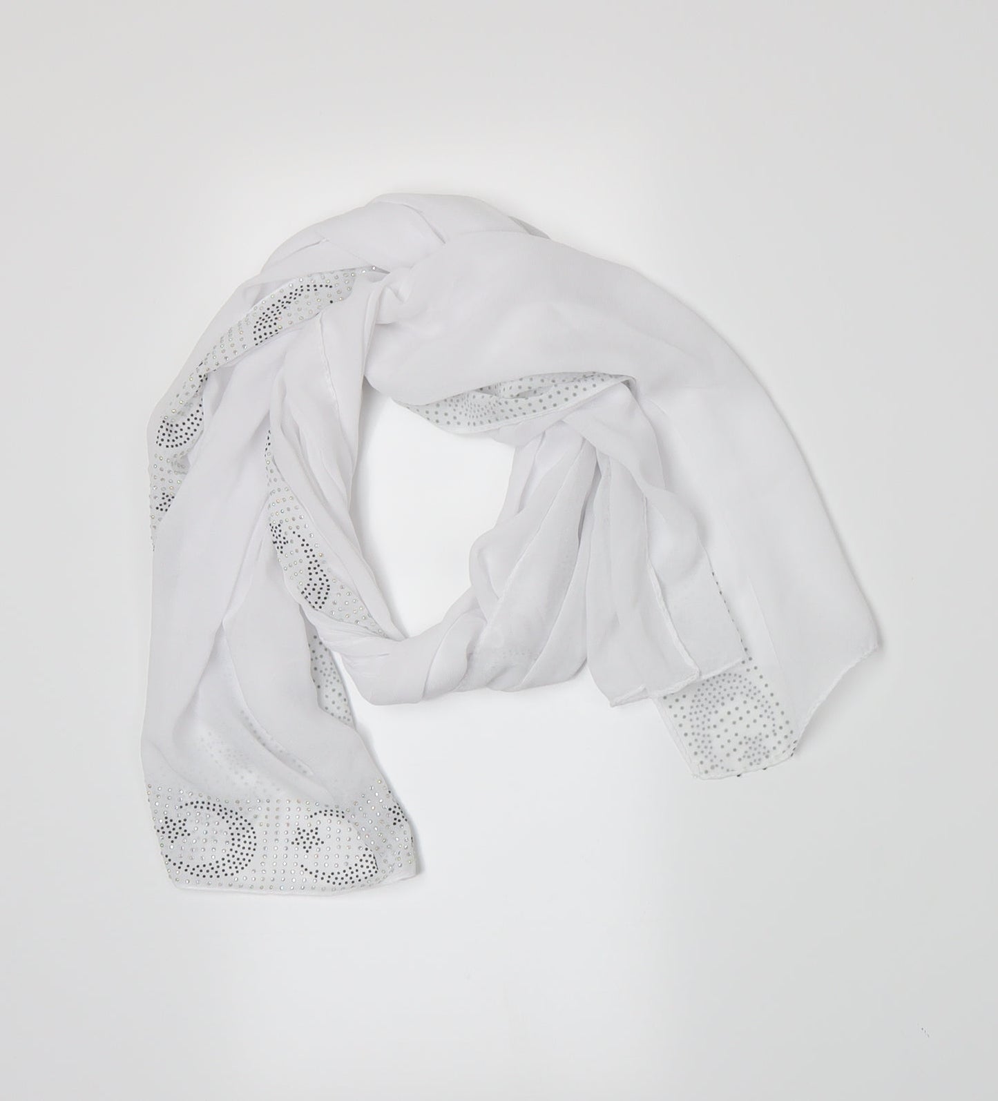 Nafisa Womens White    Scarf