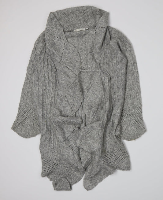 Sarah Spencer Womens Grey  Knit Cardigan Jumper Size 10