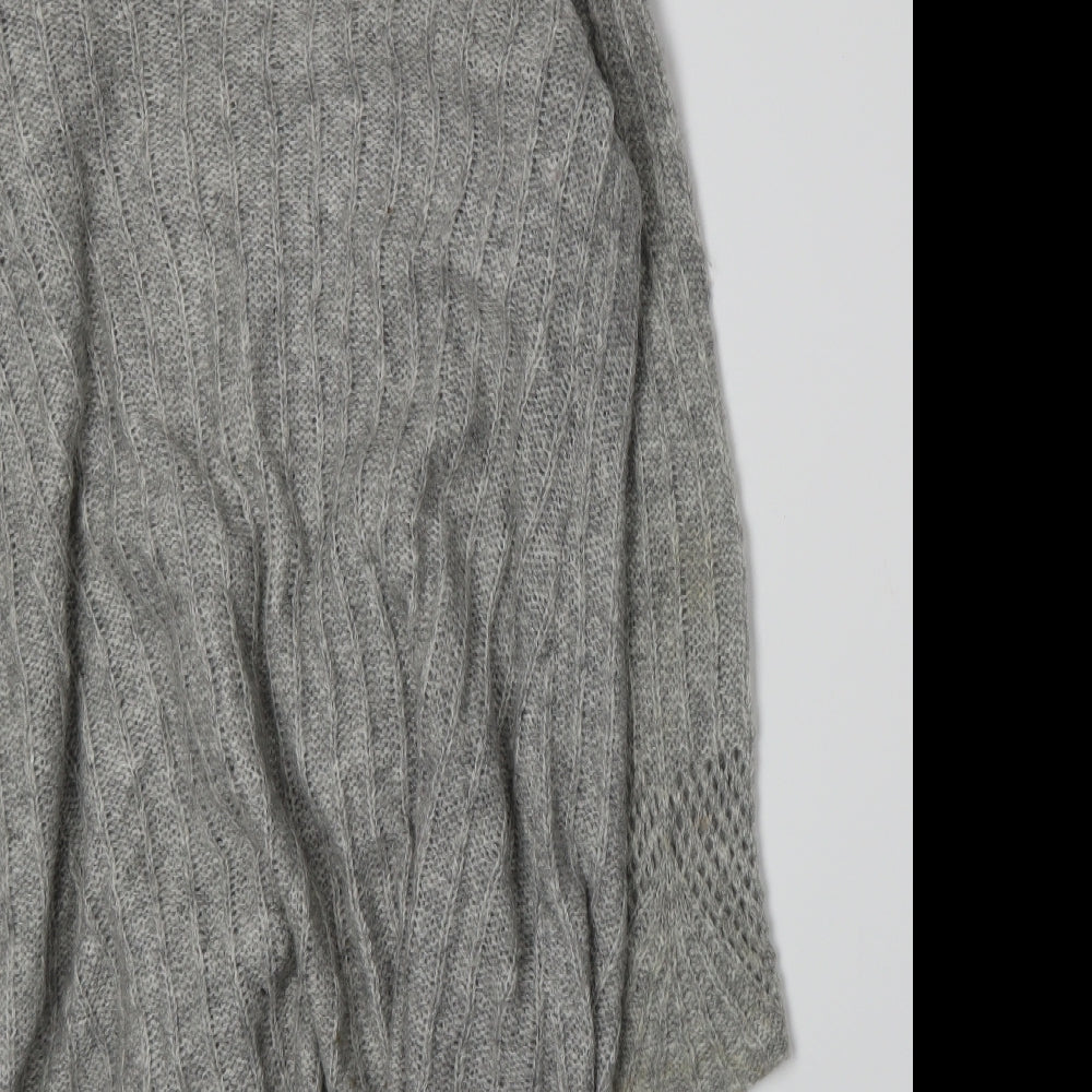 Sarah Spencer Womens Grey  Knit Cardigan Jumper Size 10