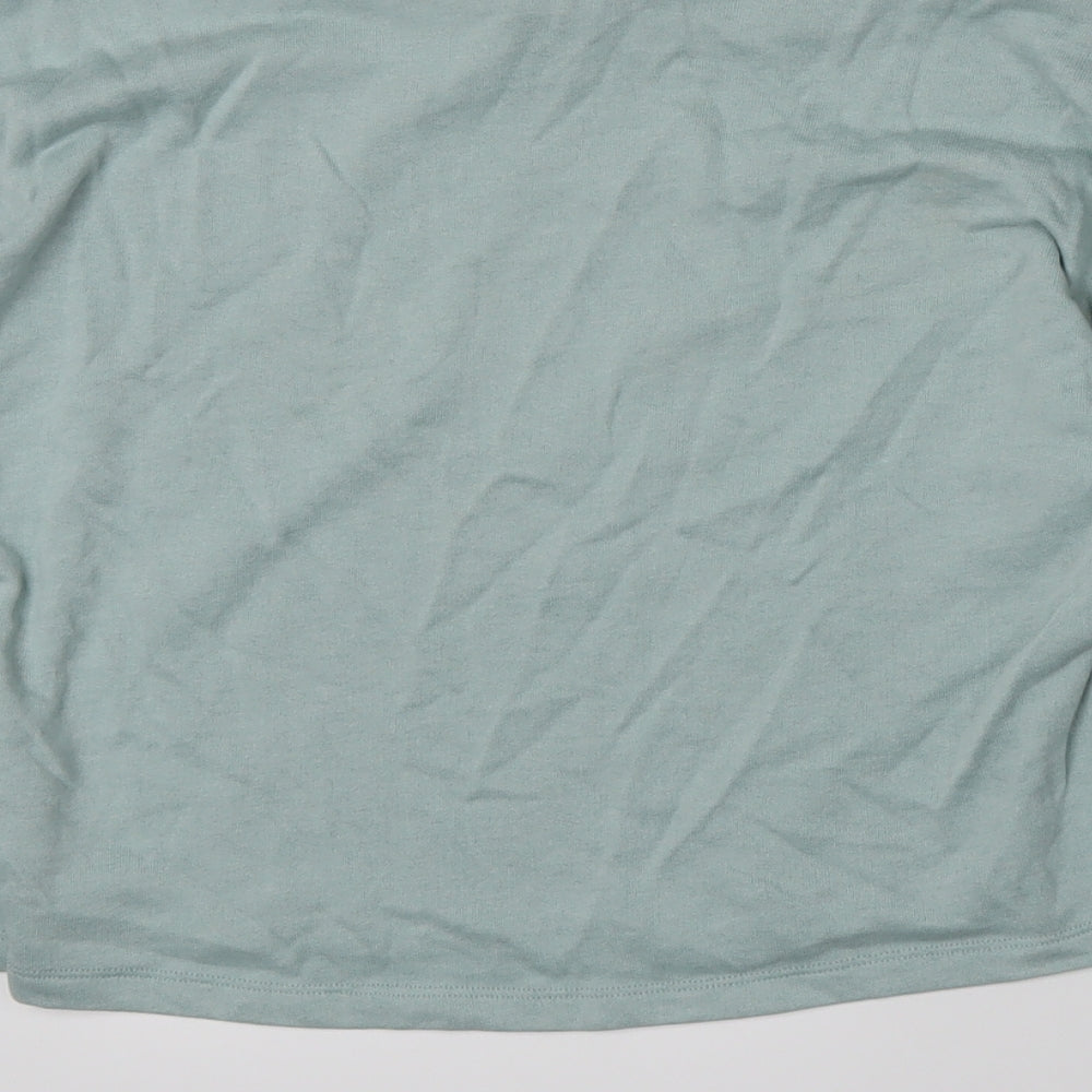 Divided by H&M Womens Blue  Jersey Basic T-Shirt Size S