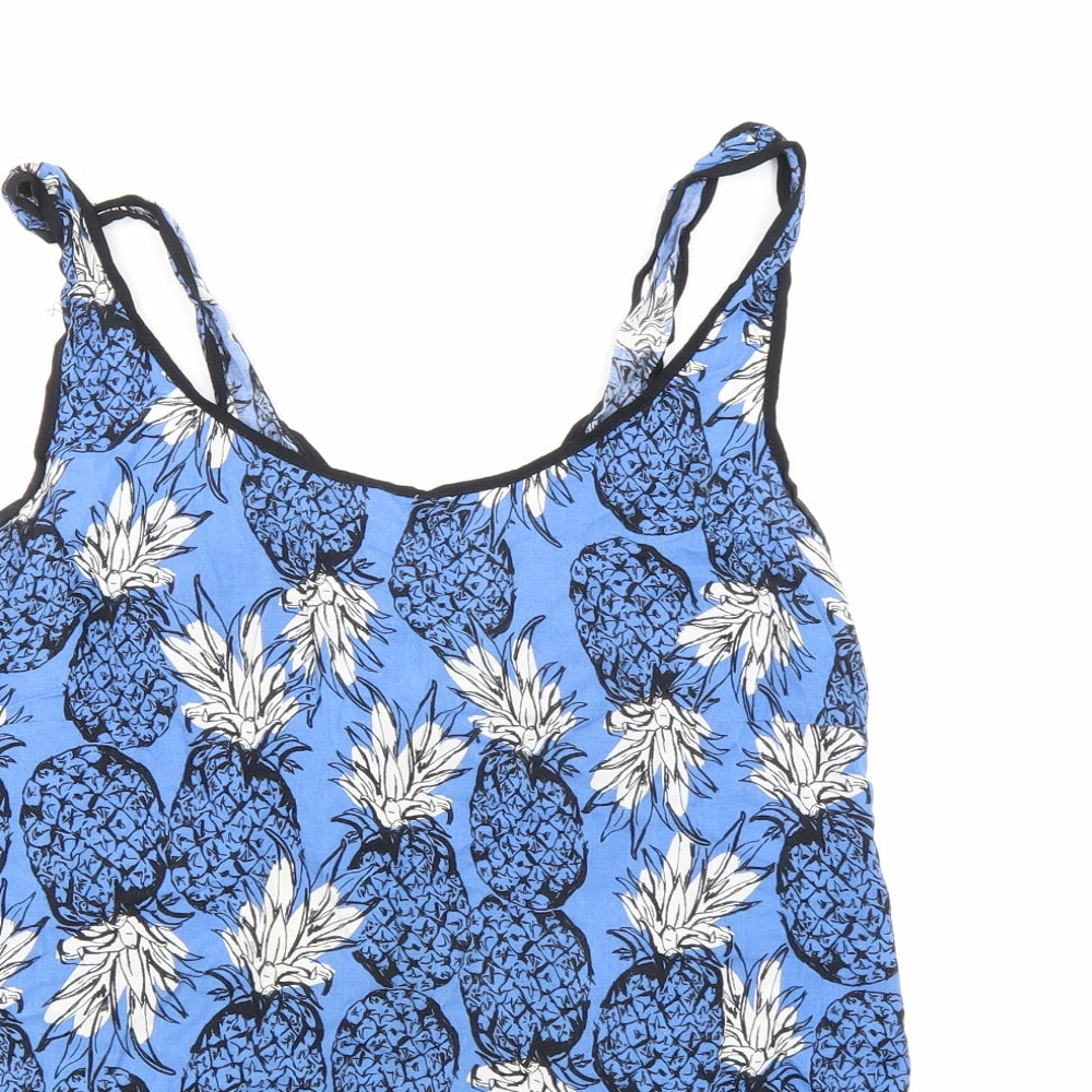 Stradivarius Womens Blue   Basic Tank Size M