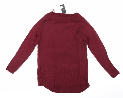 Back view of Only men’s purple knit jumper, size M