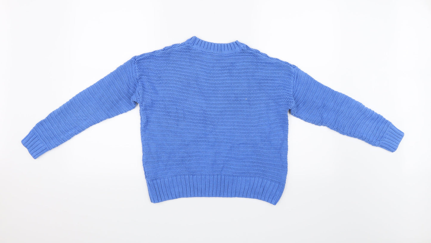 Divided by H&M Womens Blue   Pullover Jumper Size XS
