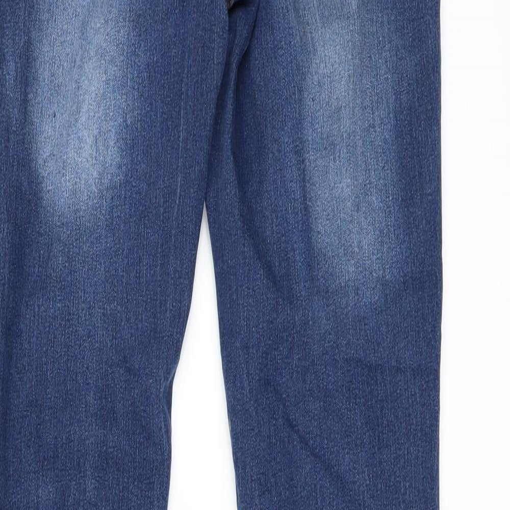 Denim & Co. Womens Blue  Denim Skinny Jeans Size 8 L29 in