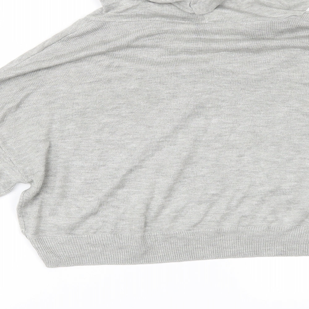 Divided by H&M Womens Grey   Pullover Jumper Size M  - CROPPED