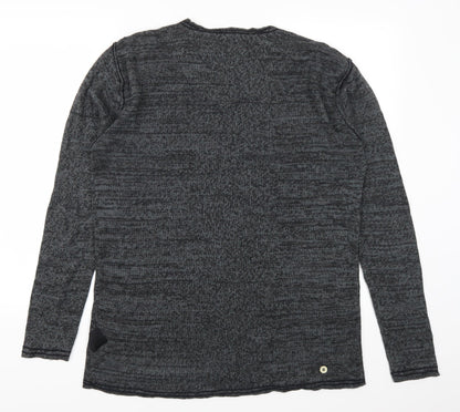 Back view of Made men’s grey jumper, size S