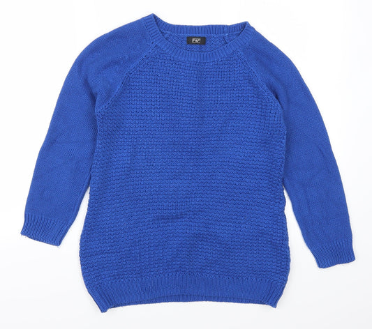 F&F Womens Blue   Pullover Jumper Size 8