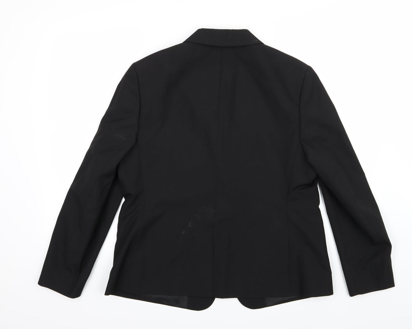 Marks and Spencer Girls Black  Rayon Jacket Blazer   - School