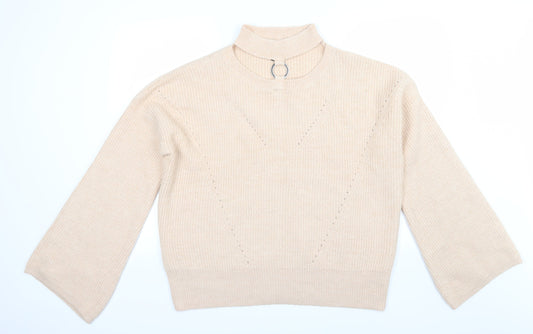 Primark Womens Pink  Knit Pullover Jumper Size XL