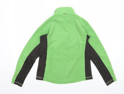 Back view of X:Life women’s green fleece jacket, size S
