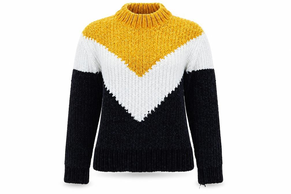 Primark Womens Multicoloured Striped Knit Pullover Jumper Size XS