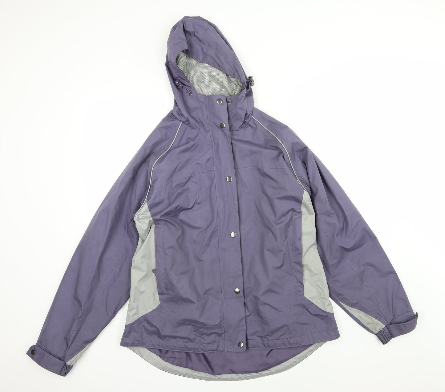 One valley Womens Purple   Rain Coat Jacket Size M