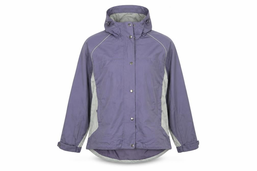 One valley Womens Purple   Rain Coat Jacket Size M