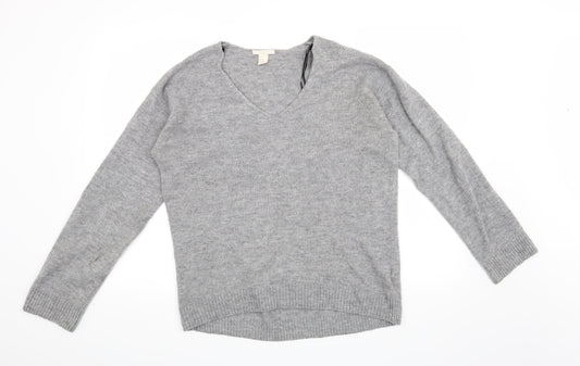 H&M Womens Grey   Pullover Jumper Size XS