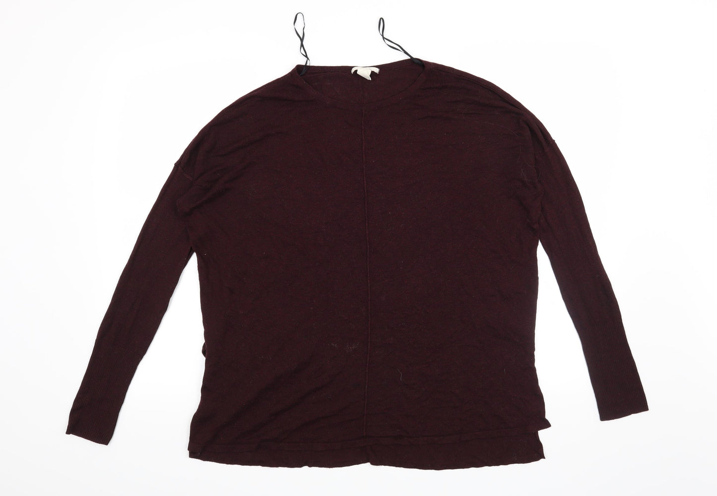 H&M Womens Red   Pullover Jumper Size S