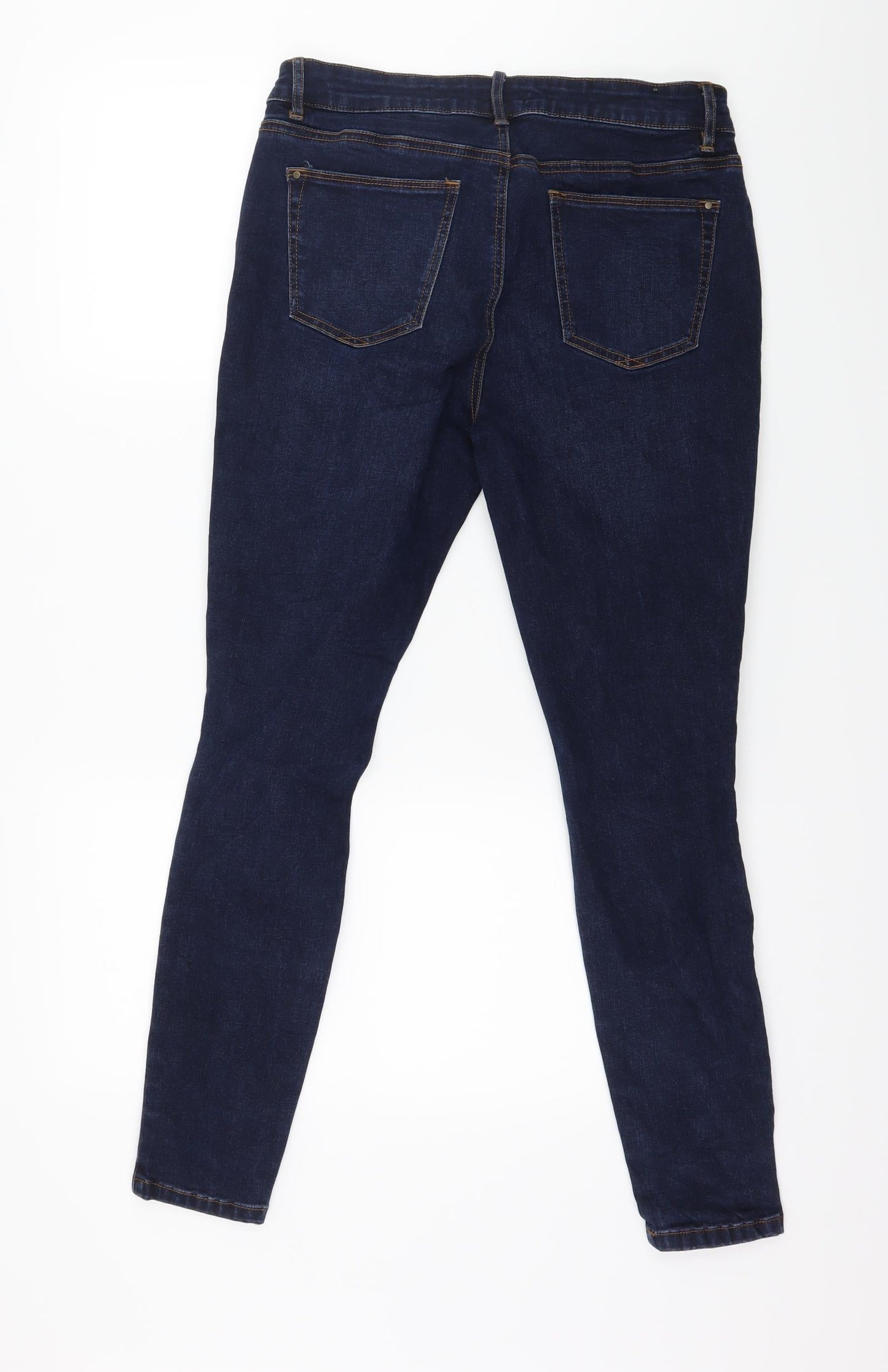 Tu Womens Blue  Denim Skinny Jeans Size 12 L27 in