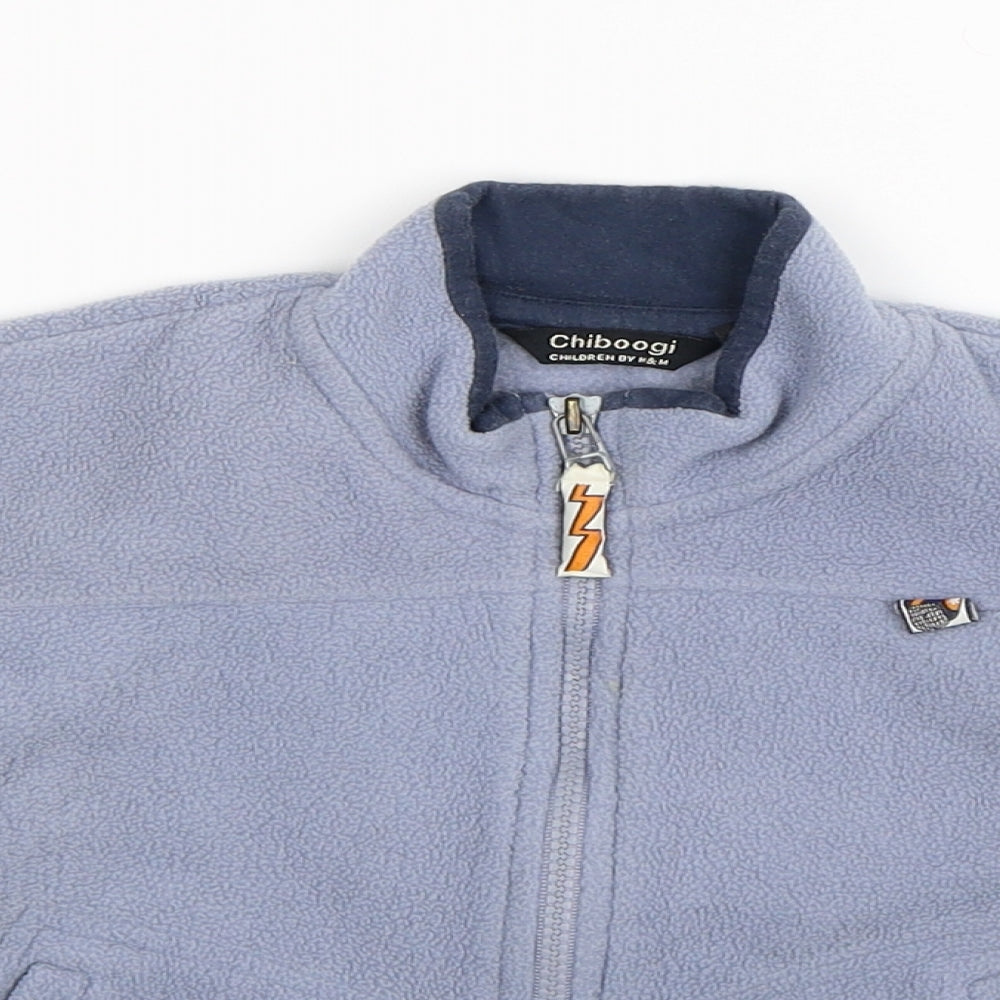 H&M Boys Purple  Fleece Jacket  Size 3 Years