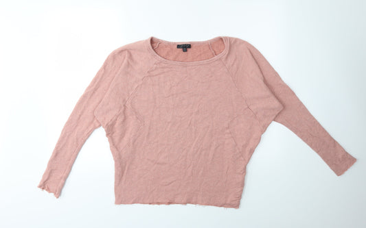 Topshop Womens Pink   Pullover Jumper Size 8