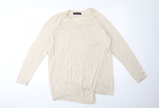 Marks and Spencer Womens Beige  Knit Pullover Jumper Size 12