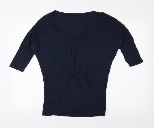 American Apparel Womens Blue  Jersey Basic T-Shirt Size XS
