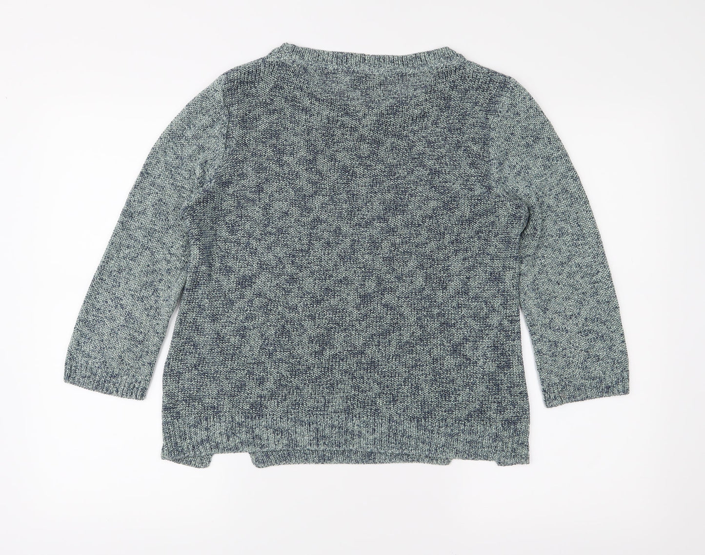 Per Una Womens Blue  Knit Pullover Jumper Size 12