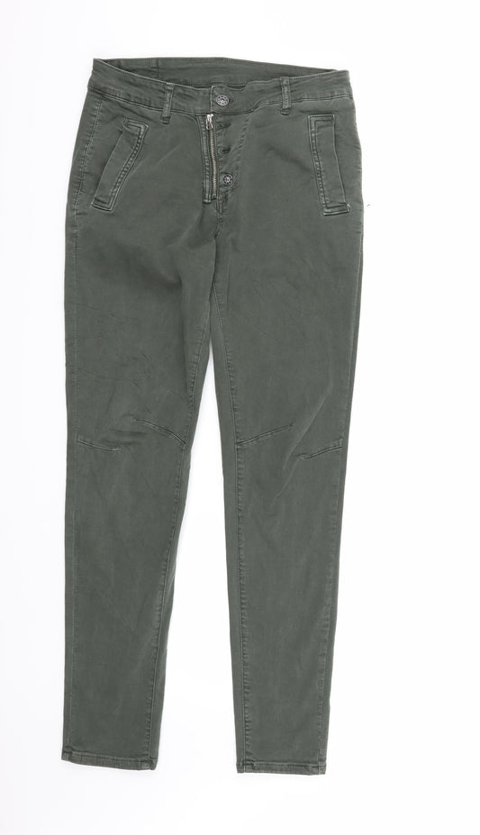 Preworn Girls Green   Skinny Jeans Size M