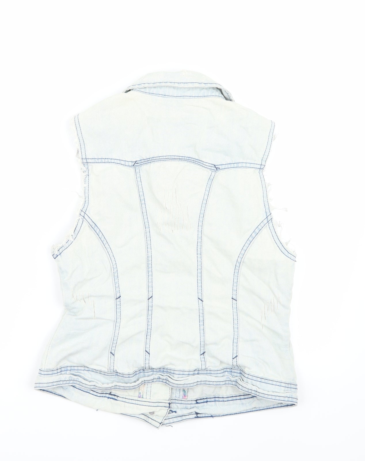 Newlook Womens Blue   Jacket Waistcoat Size 10